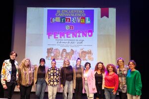 Celebrado el III Encuentro Carnavalesco ‘Carnaval en Femenino’ en el Teatro Gutiérrez de Alba