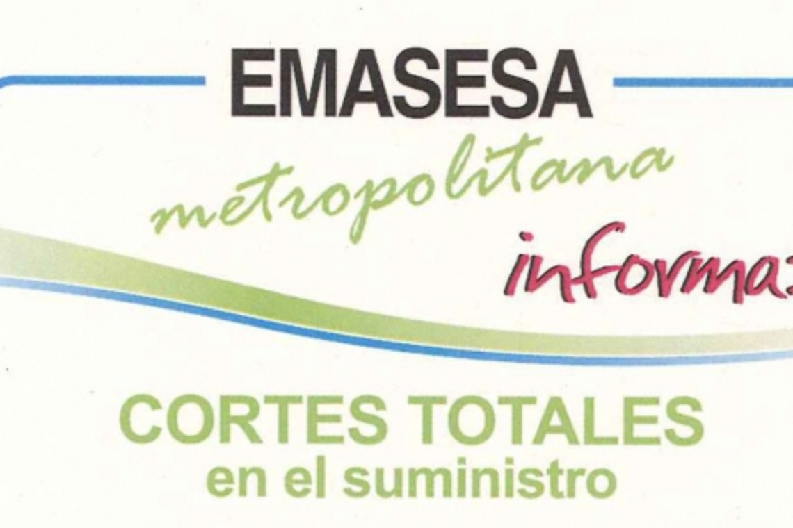 CORTE DE AGUA EN LOS TOREROS EL DÍA 2 DE AGOSTO