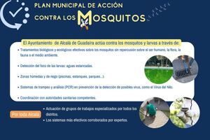 Alcalá realiza acciones de control y vigilancia como parte del plan establecido para combatir el Virus del Nilo